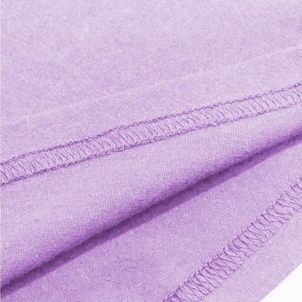 Purple Rhinestone Lip Tank Top - Picture 3 of 5